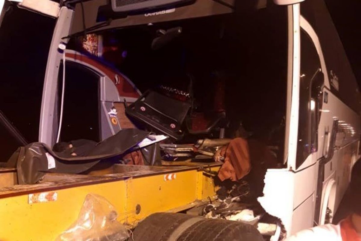 واژگونی اتوبوس