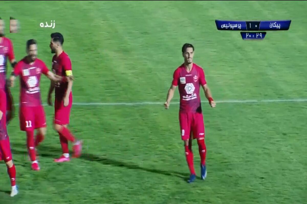 گل اول پرسپولیس به پیکان