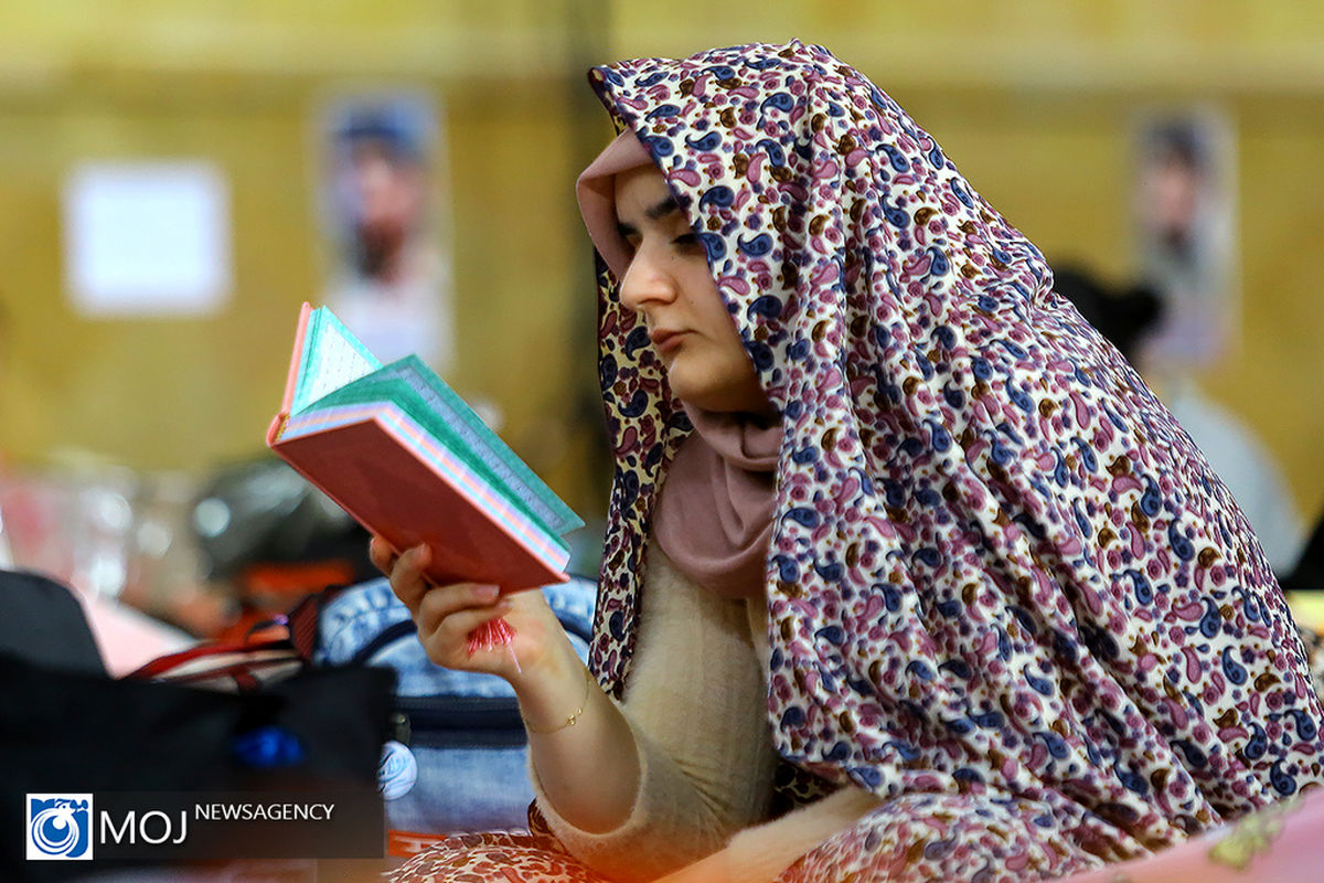 مراسم معنوی اعتکاف دانشجویی مجتمع کوی دانشگاه تهران
