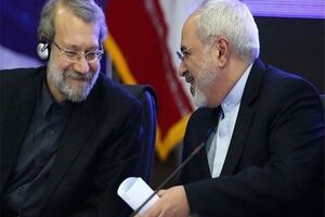 لاریجانی با ظریف دیدار کرد