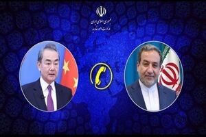 وزرای امور خارجه جمهوری اسلامی ایران و چین با یکدیگر گفتگو کردند
