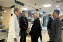 بازدید معاون اول رئیس‌جمهور از اورژانس بیمارستان سینا و عیادت از مجروحان 
