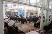 مراسم جشن میلاد حضرت زینب سلام الله علیها در دفتر آیت الله فاضل لنکرانی