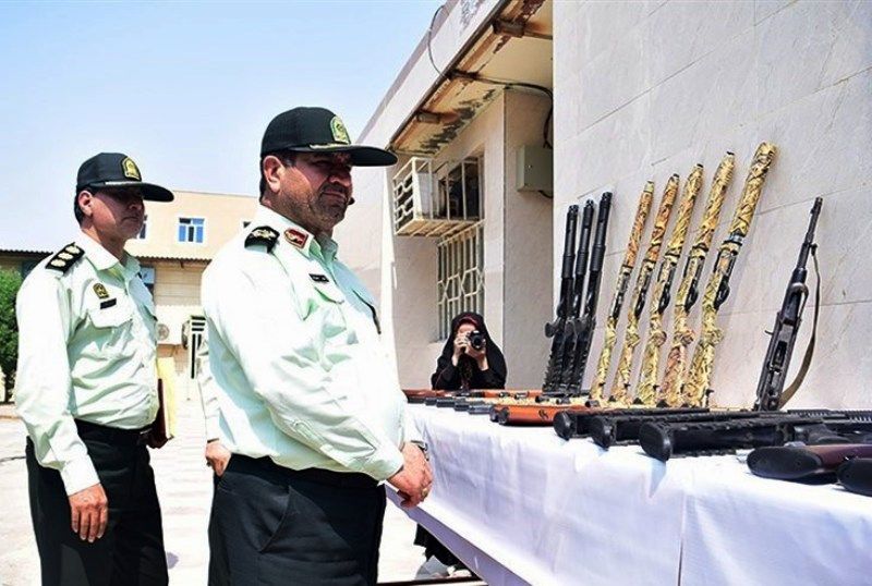 86 قبضه سلاح غیرمجاز در خوزستان کشف شد