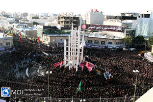 دسته عزاداری حسینیه اعظم زنجان در یوم‌العباس برپا شد + فیلم