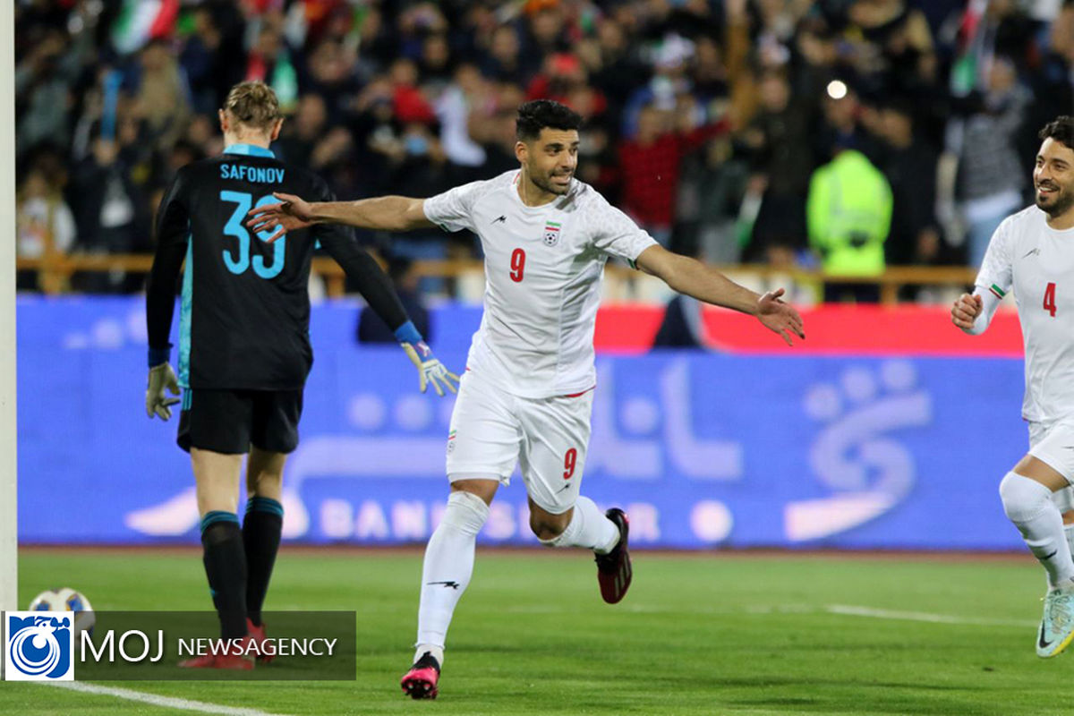 دیدار+دوستانه+تیم+های+ملی+فوتبال+ایران+و+روسیه