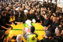 تشییع پیکر محافظ سید حسن نصرالله در بیروت + فیلم