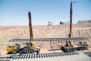 جابجایی ۲.۵ میلیون تن کالا از طریق مسیر ریلی‌ خواف_هرات