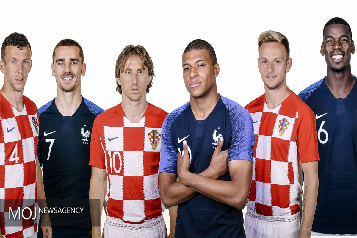 فینال جام جهانی فوتبال - دیدار تیم های فرانسه و کرواسی