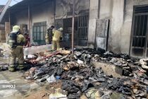 آتش‌سوزی در بازار بزرگ تهران با تلاش آتش‌نشانان مهار شد+ عکس و فیلم 