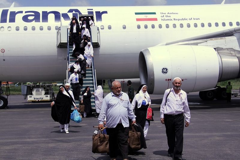 آخرین پرواز برگشت حج سحرگاه امروز در فرودگاه سردار جنگل رشت به زمین نشست