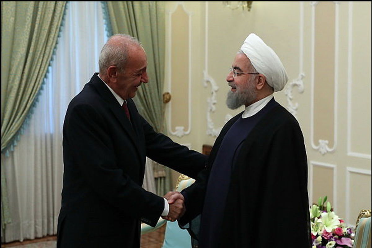 روحانی و رییس مجلس لبنان
