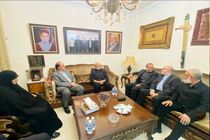 هیات پارلمانی ایران با خانواده شهید سید حسن نصرالله دیدار کردند