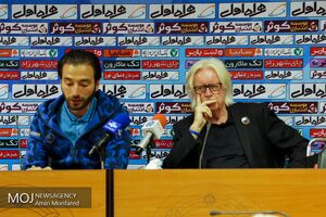  نشست خبری سرمربیان در هفته بیست و نهم لیگ برتر فوتبال
