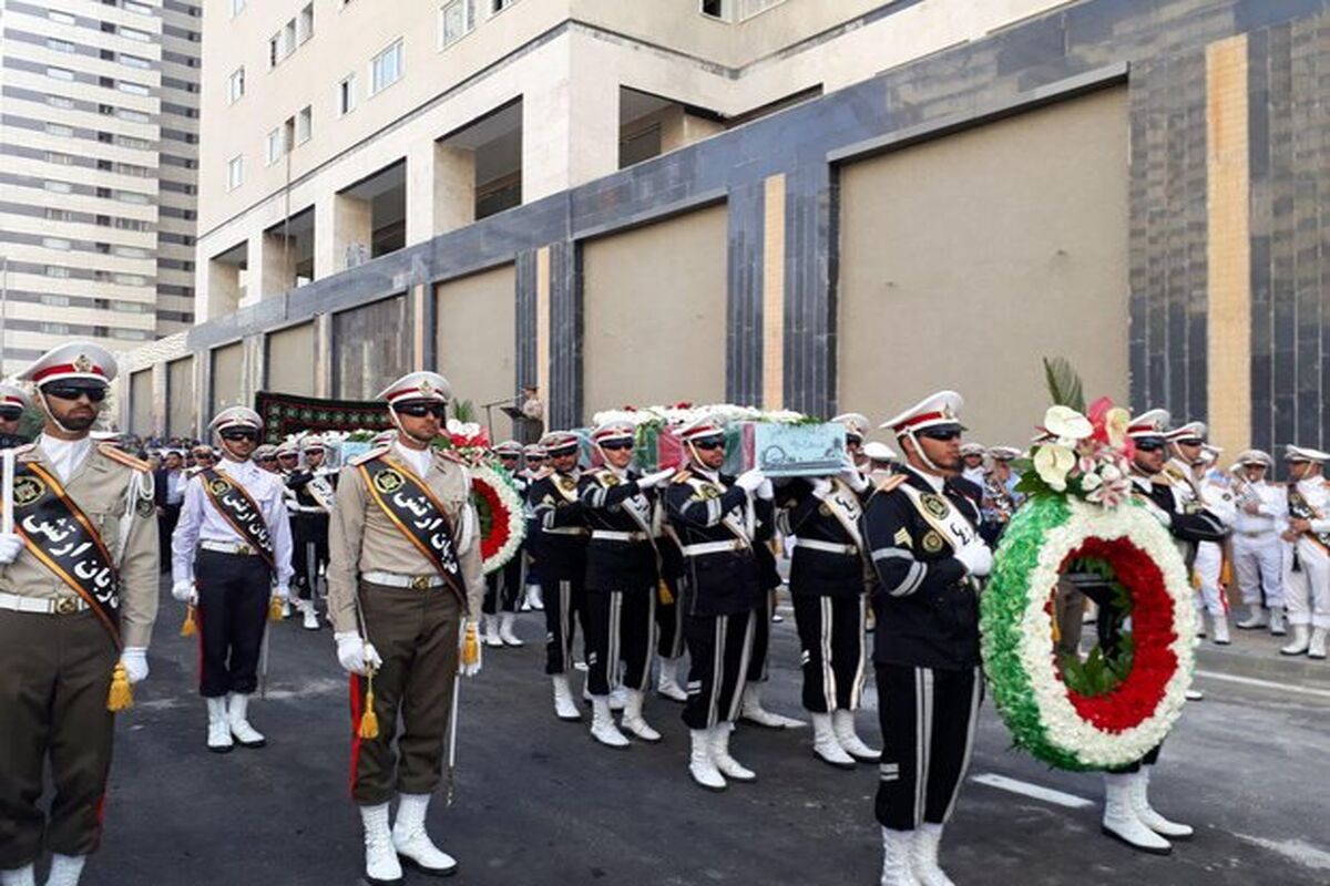مراسم تشییع پیکر دو شهید
