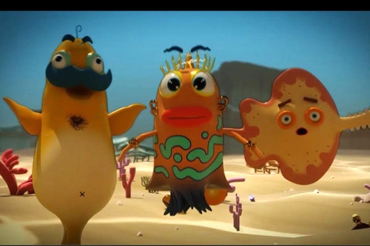 انیمیشن ماهی بادکنکی