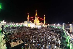 نجات مناره در حال سقوط حرم امام جواد (ع)