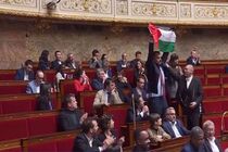 Waving Palestinian flag suspended French MP