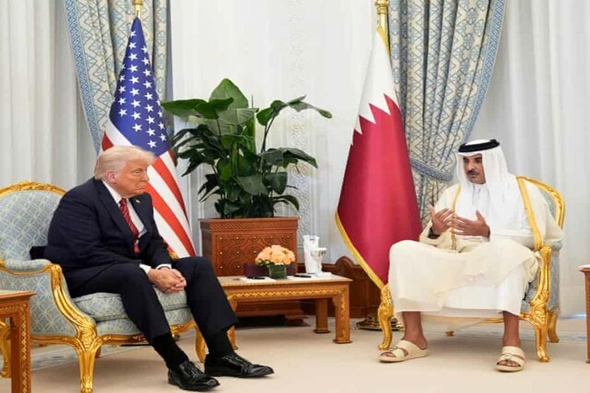 امیر قطر و ترامپ