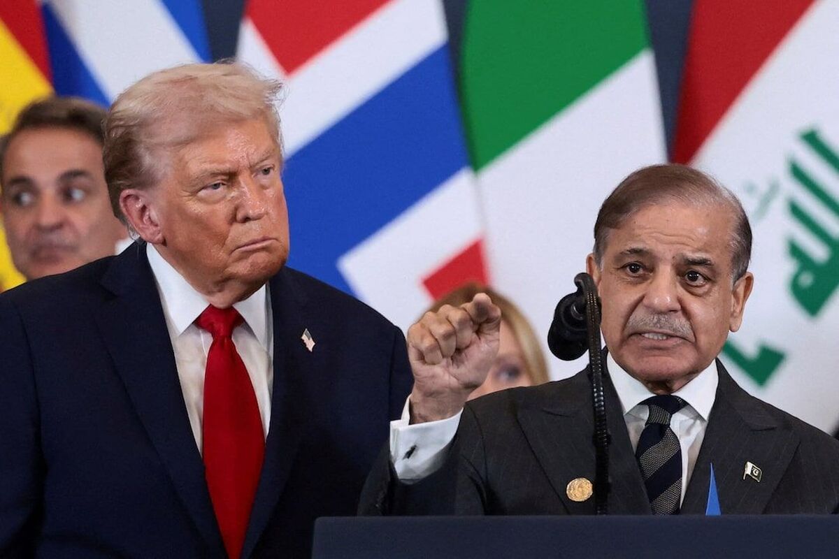 شهباز شریف و دونالد ترامپ