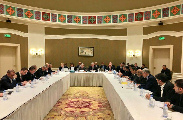 دومین دور رایزنی هیاتهای ایران، روسیه و ترکیه در آستانه برگزار شد