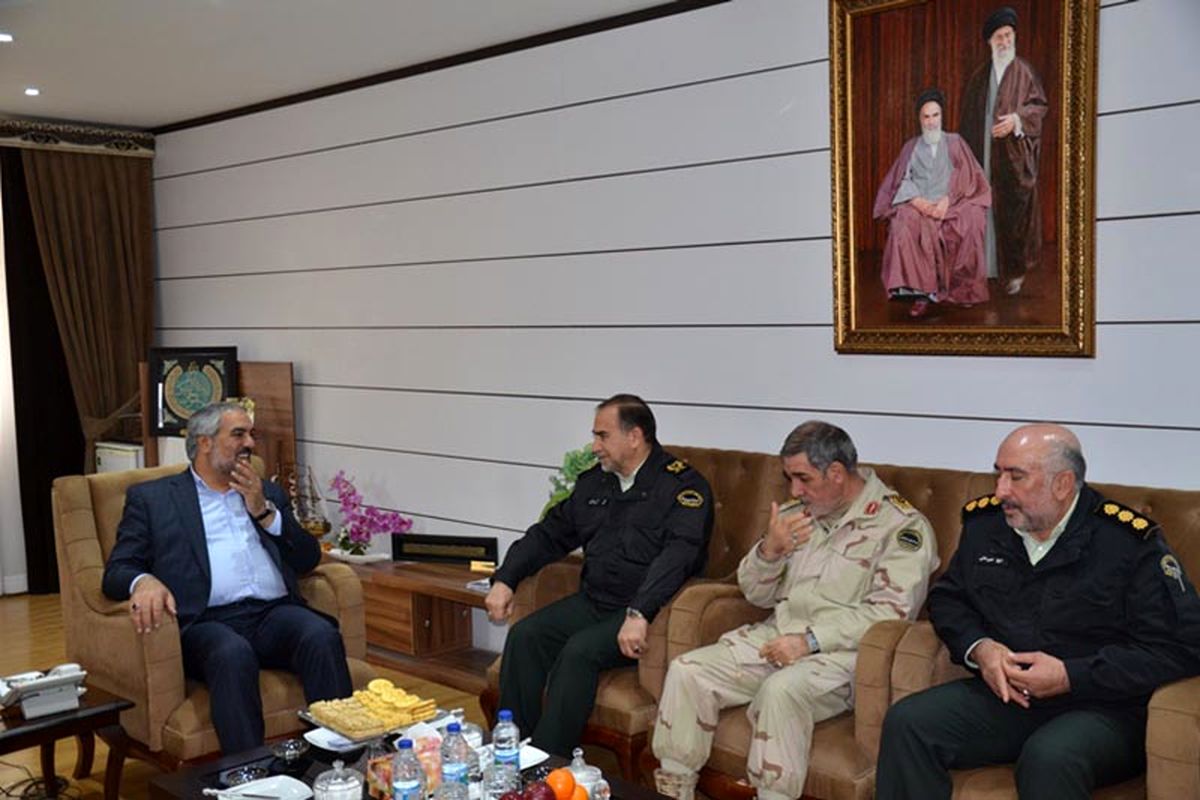 دیدار استاندار ونیروی انتظامی کردستان