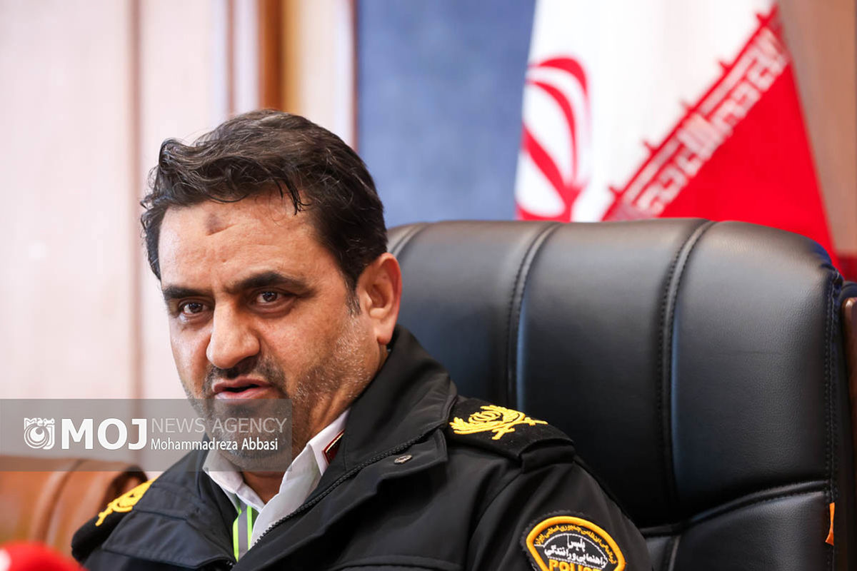 نشست خبری رئیس‌ پلیس راهور تهران