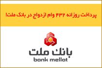 پرداخت حدود 120.000 فقره وام ازدواج در بانک ملت