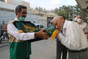 حضور خادمیاران رضوی کانون خدمت رضوی سیدالشهدا در محله خواجه عمید اصفهان