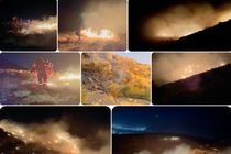 آتش‌سوزی گسترده کوه دراک شیراز پس از ۲۲ ساعت مهار شد