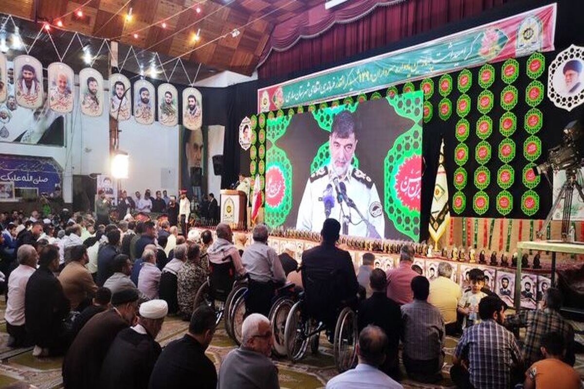 فرمانده انتظامی کشور در ساری