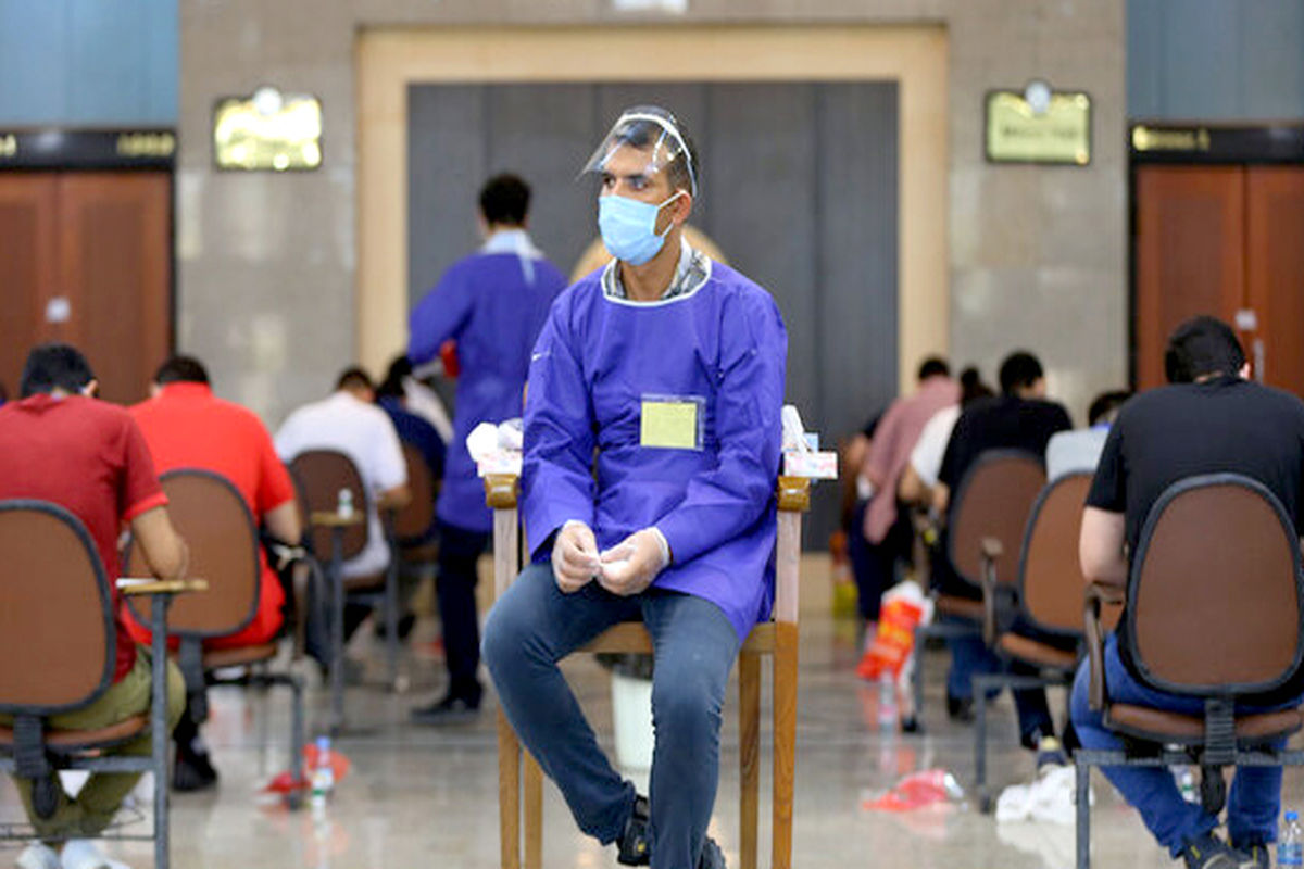  ناظران بهداشتی بر حوزه‌های برپایی کنکور 1400