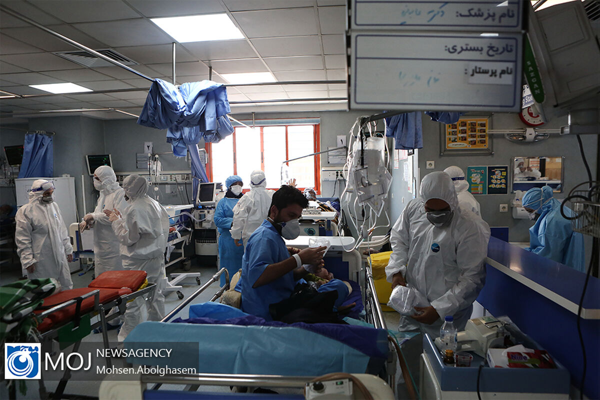 بخش اورژانس بیماران کرونایی بیمارستان مسیح دانشوری