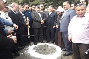 کلنگ پروژه اصلاح آب شرب گوراب زرمیخ با اعتباری بالغ بر 53 میلیارد ریال بر زمین نشست 