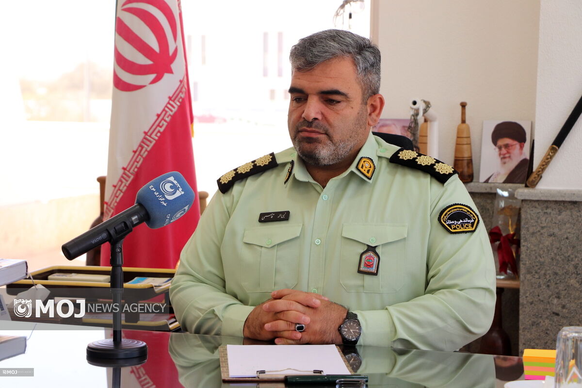 سرهنگ قاسمی فرمانده نیروی انتظامی کیش
