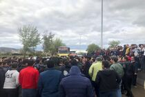در اعتراض به گرانی بنزین کمربندی ساری به بهشهر بسته شد