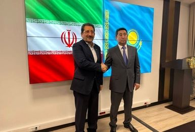 وزیر صنعت، معدن و تجارت ایران با وزیر کشاورزی قزاقستان دیدار کرد