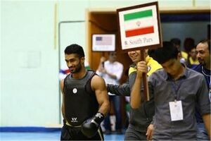 سجاد عباسی مسابقات ووشوی قهرمانی آسیا را از دست داد
