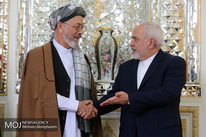 دیدار رییس شورای عالی صلح افغانستان با ظریف