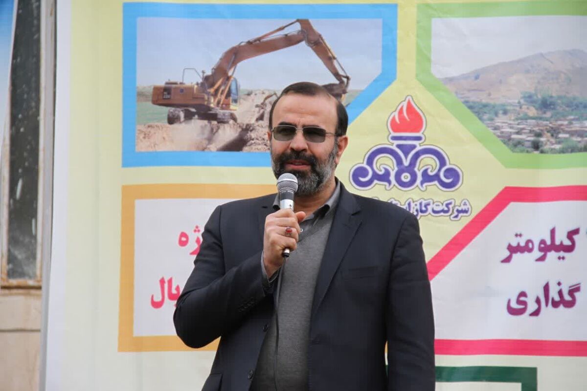 فرماندار قزوین گاز رسانی