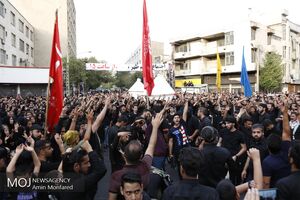 مراسم عزاداری عاشورای حسینی در محله مجیدیه