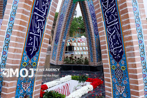 پیکر مطهر ۱۴ شهید گمنام دفاع مقدس وارد خوزستان شد