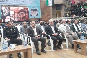رزمایش اقتدار 6 هزار نفره بسیجیان در رشت برگزار شد