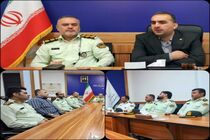 فرماندار میاندورود بر نقش نیروی انتظامی در حفظ امنیت تاکید کرد