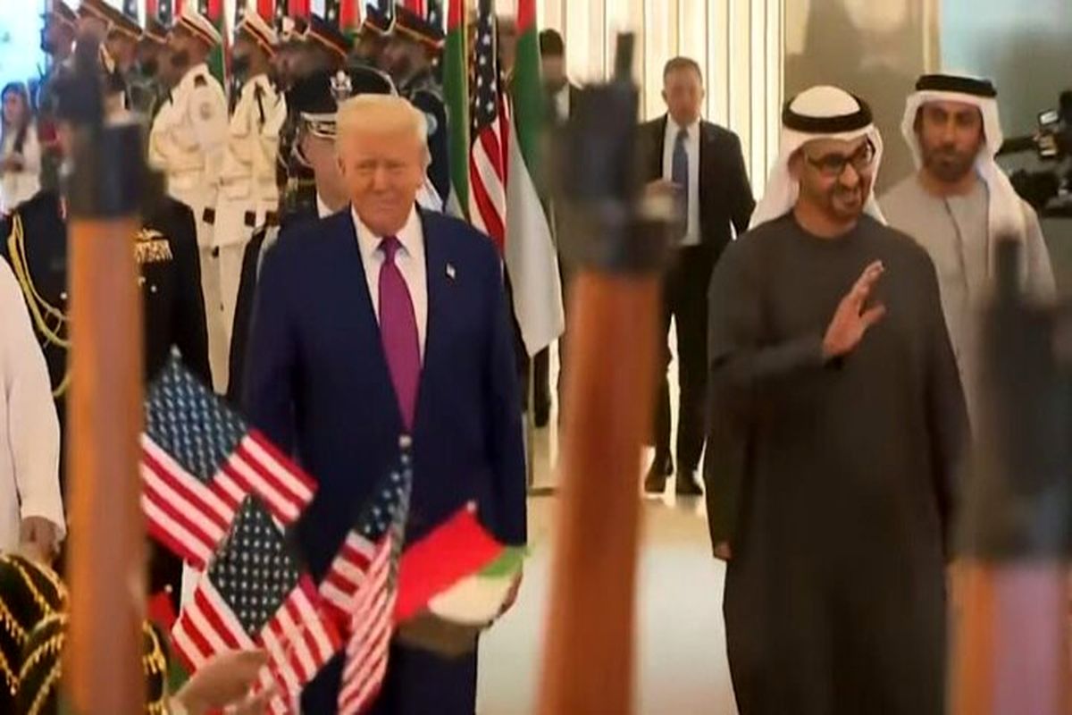 ترامپ و رئیس امارات