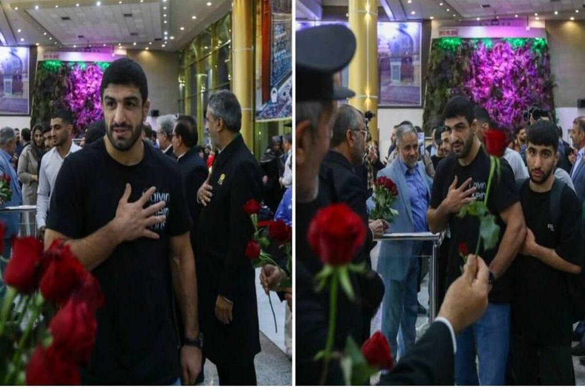 تیم کشتی ایران در مشهد