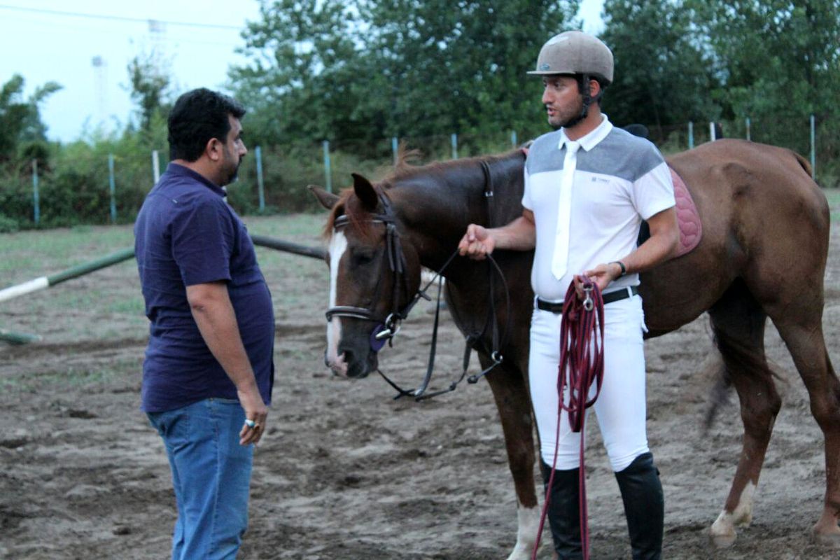کارگاه آموزشی آشنایی با سوارکاری در رشت