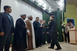 آیین تکریم و معارفه فرمانده انتظامی شهرستان اهر