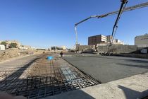 بتن‌ریزی عرشه پروژه تونل غدیر قم آغاز شد