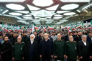 روسای قوای مجریه و قضاییه در مراسم سالگرد شهادت سپهبد سلیمانی حضور یافتند